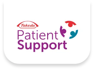 Takeda Patient Support logo.